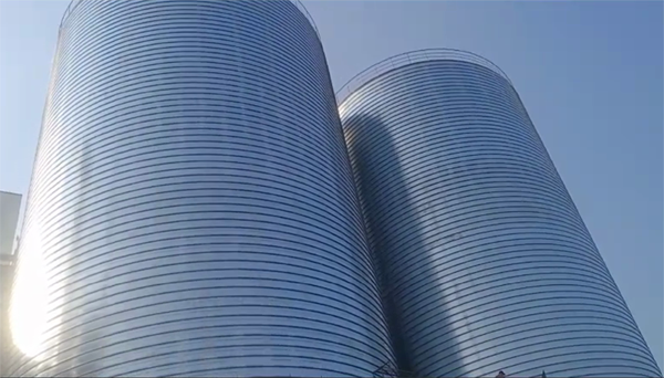 宜城2座混凝土高架卷板仓