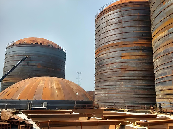 宜城焦粉钢板仓